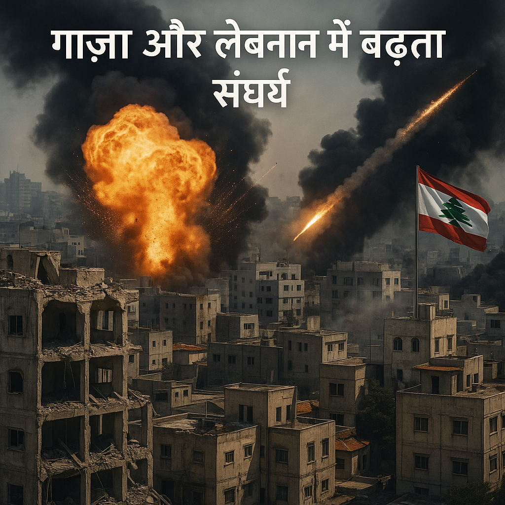 गाज़ा और लेबनान में बढ़ता संघर्ष